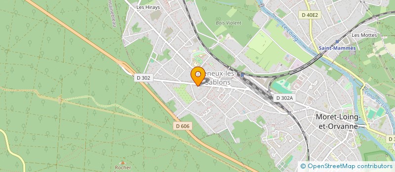 localisation de l'entreprise MONSIEUR STEPHANE LEGRAND  MORET-LOING-ET-ORVANNE