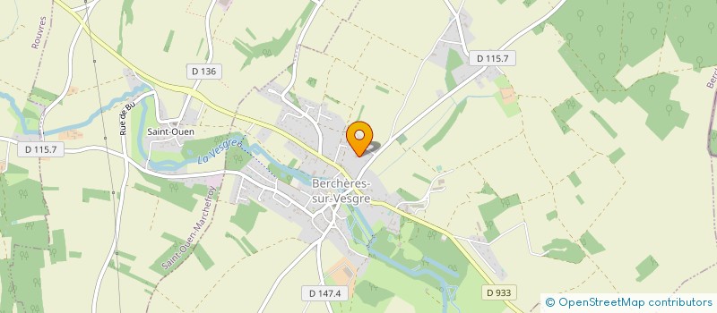 localisation de l'entreprise MONSIEUR STEPHANE LEGRAND à BERCHERES-SUR-VESGRE