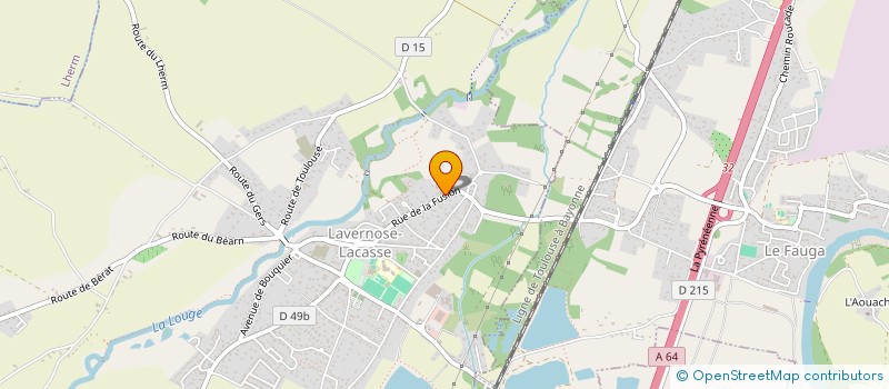 localisation de l'entreprise MONSIEUR STEPHANE LEGRAND-BELLEROCHE  LAVERNOSE-LACASSE