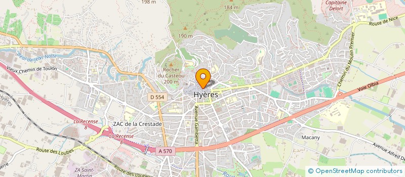 localisation de l'entreprise MONSIEUR STEPHANE LEHEE  HYERES