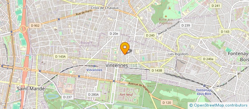 localisation de l'entreprise MONSIEUR STEPHANE LEHR à VINCENNES