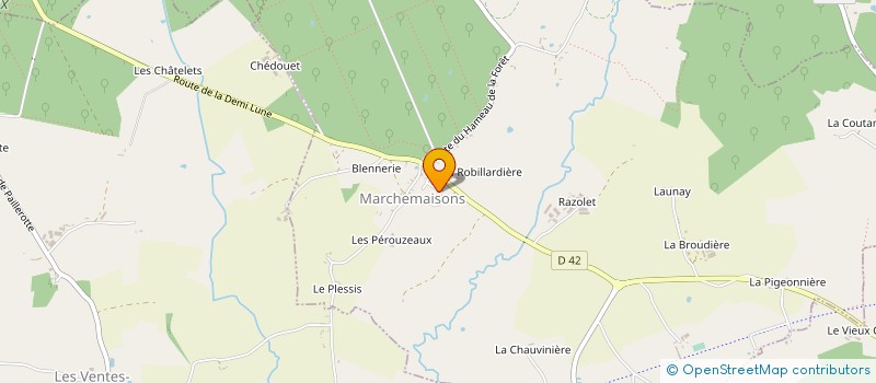 localisation de l'entreprise MONSIEUR STEPHANE LEKANE à MARCHEMAISONS