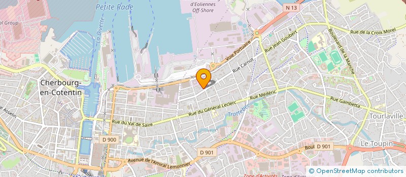 localisation de l'entreprise MONSIEUR STEPHANE LELERRE  CHERBOURG-EN-COTENTIN