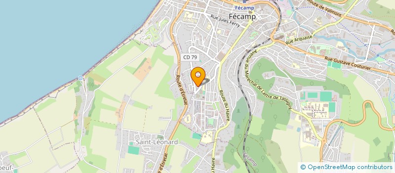 localisation de l'entreprise MONSIEUR STEPHANE LELIEVRE  FECAMP