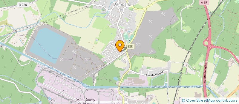 localisation de l'entreprise MONSIEUR STEPHANE LEMADRE  DAMPARIS