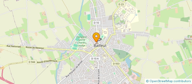 localisation de l'entreprise MONSIEUR STEPHANE LEMAIRE à BAILLEUL