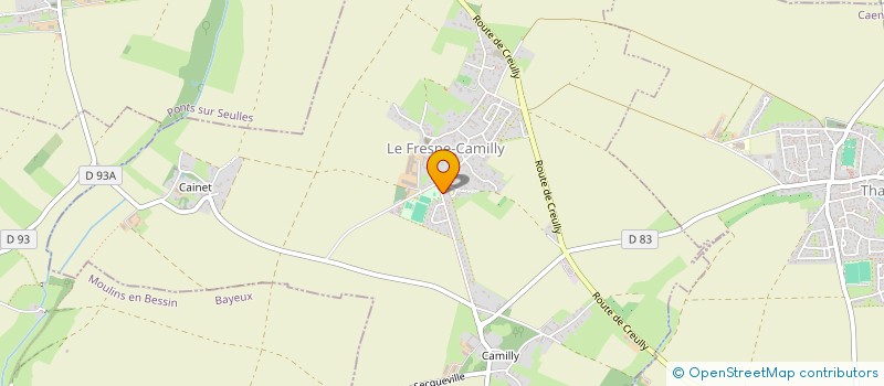 localisation de l'entreprise MONSIEUR STEPHANE LEMEE  LE FRESNE-CAMILLY