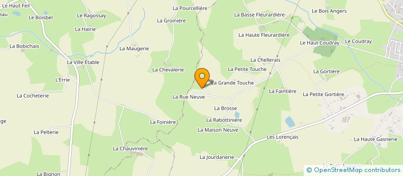 localisation de l'entreprise MONSIEUR STEPHANE LEMERCIER à LE BOURGNEUF-LA-FORET