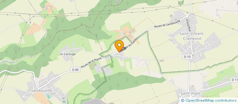 localisation de l'entreprise MONSIEUR STEPHANE LEMOINE  SAINT-VIGOR-D'YMONVILLE