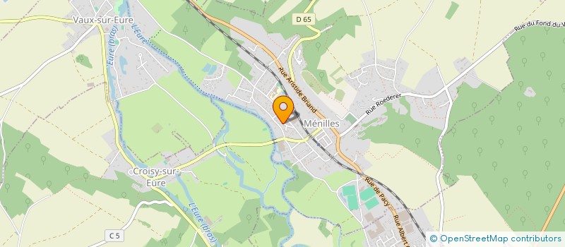 localisation de l'entreprise MONSIEUR STEPHANE LEONARD  MENILLES