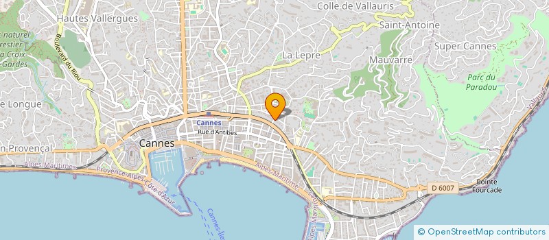 localisation de l'entreprise MONSIEUR STEPHANE LEOPALDI à CANNES