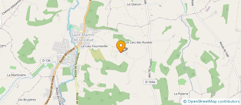 localisation de l'entreprise MONSIEUR STEPHANE LEPELTIER  SAINT-MARTIN-DE-LA-LIEUE