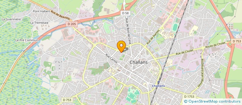 localisation de l'entreprise MONSIEUR STEPHANE LEPICIER  SOULLANS