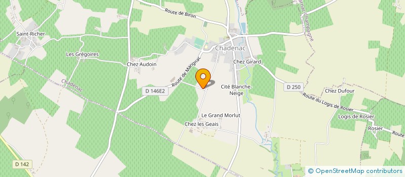 localisation de l'entreprise MONSIEUR STEPHANE LEPIERRE  CHADENAC