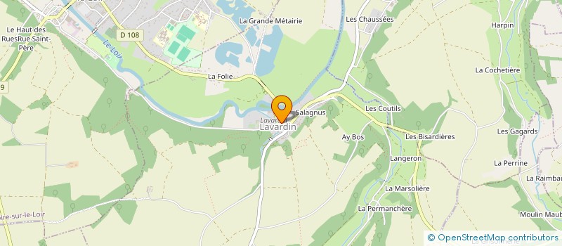 localisation de l'entreprise MONSIEUR STEPHANE LEQUIMBRE  LAVARDIN