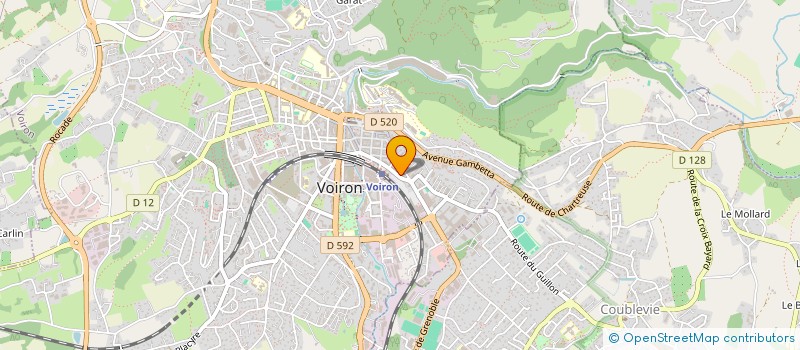 localisation de l'entreprise MONSIEUR STEPHANE LEROI  VOIRON