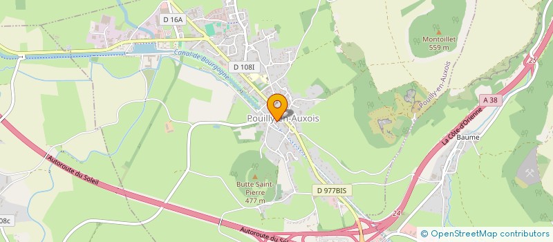 localisation de l'entreprise MONSIEUR STEPHANE LEROUGE à POUILLY-EN-AUXOIS