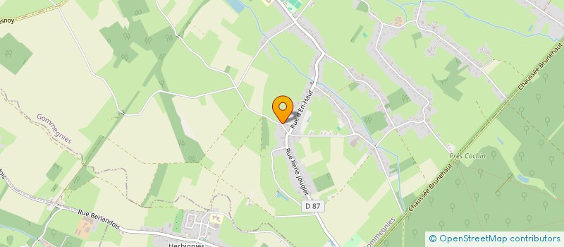 localisation de l'entreprise MONSIEUR STEPHANE LEROUX  GOMMEGNIES