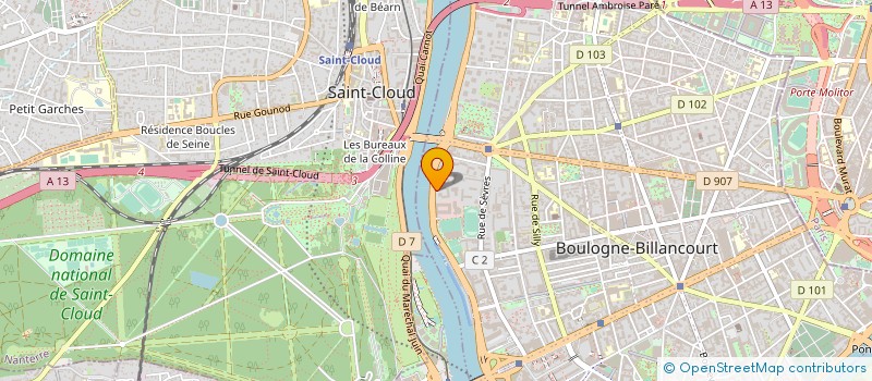 localisation de l'entreprise MONSIEUR STEPHANE LEROY à BOULOGNE-BILLANCOURT