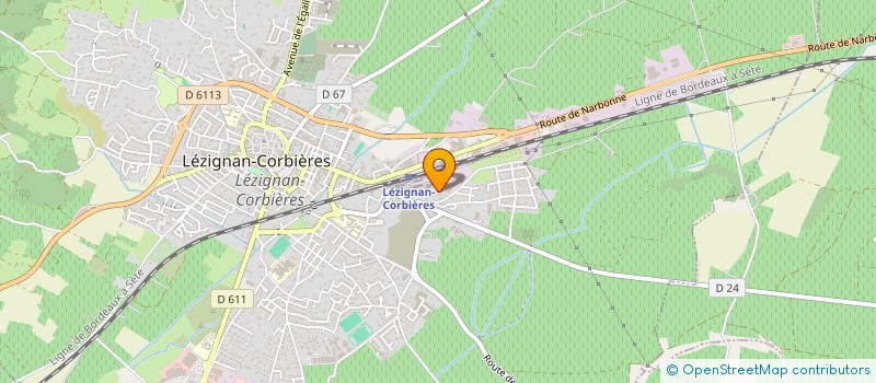 localisation de l'entreprise MONSIEUR STEPHANE LEROY à LEZIGNAN-CORBIERES