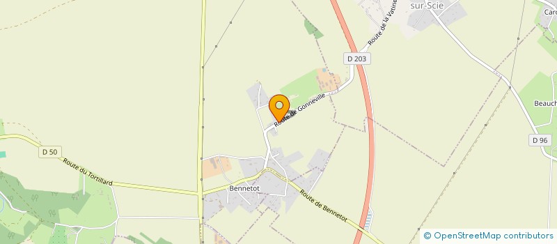 localisation de l'entreprise MONSIEUR STEPHANE LEROY  BEAUVAL-EN-CAUX