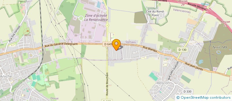 localisation de l'entreprise MONSIEUR STEPHANE LESCEUX  SOMAIN