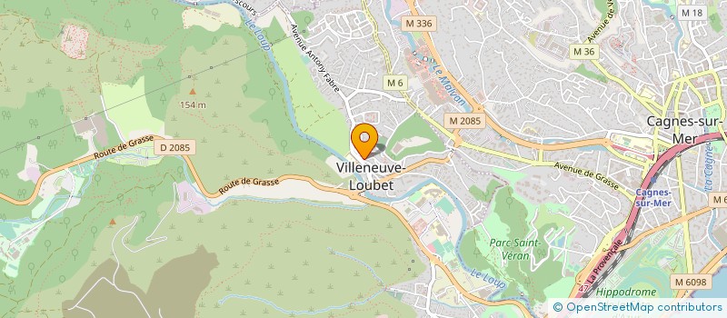localisation de l'entreprise MONSIEUR STEPHANE LESCOFFIER à VILLENEUVE-LOUBET