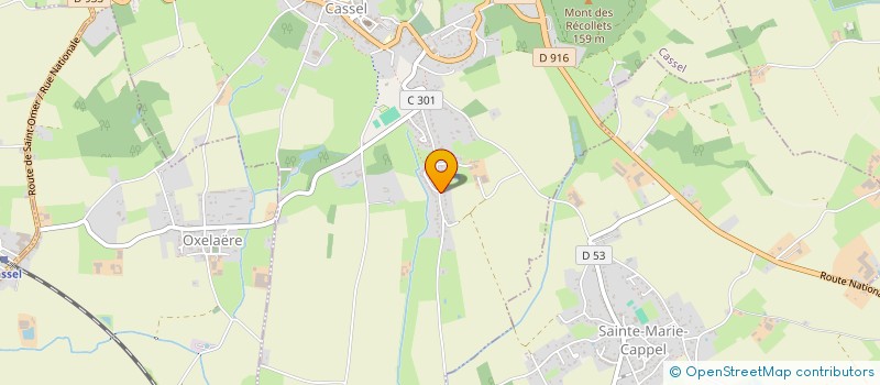 localisation de l'entreprise MONSIEUR STEPHANE LESCROART  CASSEL