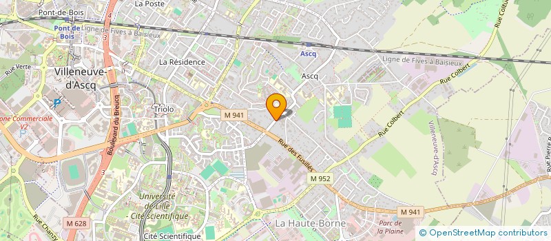 localisation de l'entreprise MONSIEUR STEPHANE LESCROART à VILLENEUVE-D'ASCQ