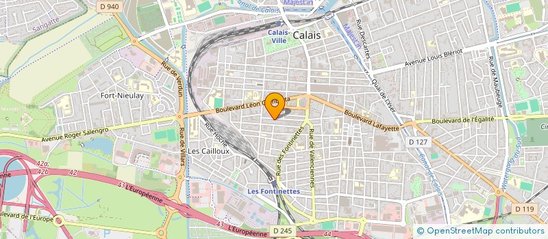 localisation de l'entreprise MONSIEUR STEPHANE LESPAGNOL  CALAIS