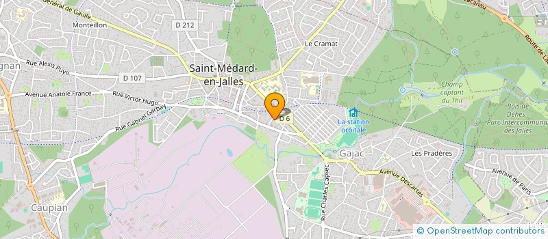 localisation de l'entreprise MONSIEUR STEPHANE LESPINASSE à SAINT-MEDARD-EN-JALLES