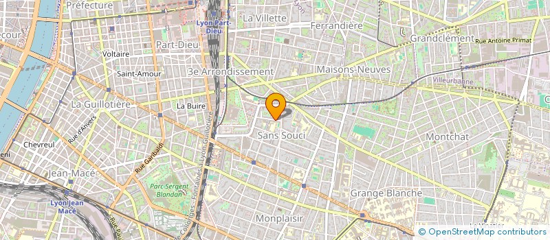 localisation de l'entreprise MONSIEUR STEPHANE LETHENET  LYON