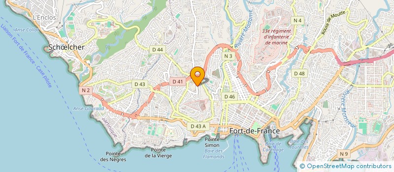 localisation de l'entreprise MONSIEUR STEPHANE LETI à FORT-DE-FRANCE