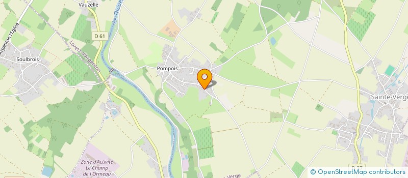 localisation de l'entreprise MONSIEUR STEPHANE LEVAVASSEUR  SAINTE-VERGE