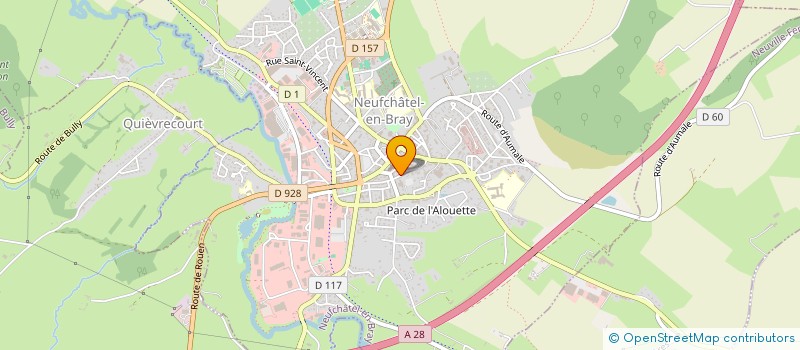 localisation de l'entreprise MONSIEUR STEPHANE LEVEQUE à NEUFCHATEL-EN-BRAY