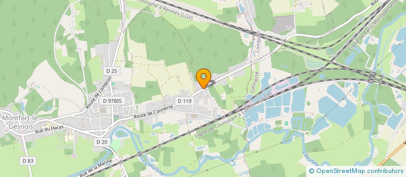 localisation de l'entreprise MONSIEUR STEPHANE LEVEQUE  MONTFORT-LE-GESNOIS