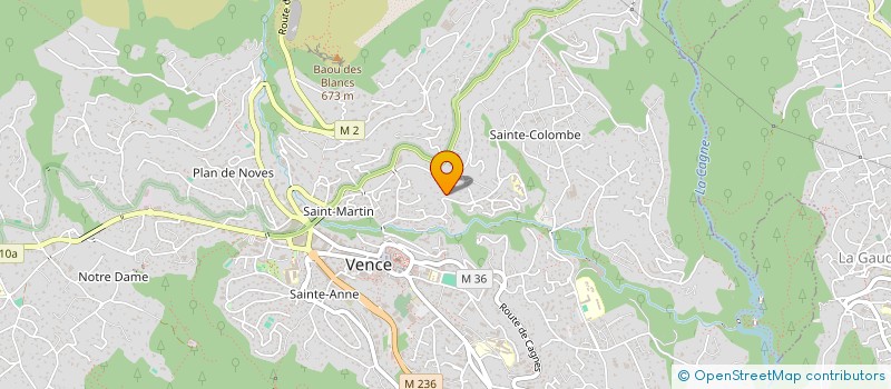 localisation de l'entreprise MONSIEUR STEPHANE LEVIEUX à VENCE