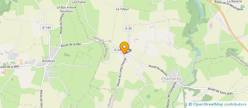 localisation de l'entreprise MONSIEUR STEPHANE LEVILLAYER  SARTILLY-BAIE-BOCAGE