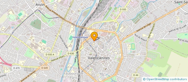 localisation de l'entreprise MONSIEUR STEPHANE LEVIVIER à VALENCIENNES