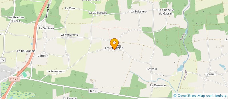 localisation de l'entreprise MONSIEUR STEPHANE LEVRAUD  RENAC