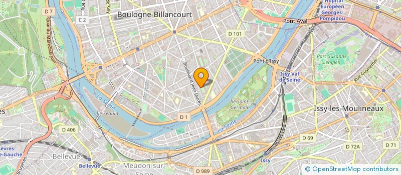 localisation de l'entreprise MONSIEUR STEPHANE LEVY à BOULOGNE-BILLANCOURT