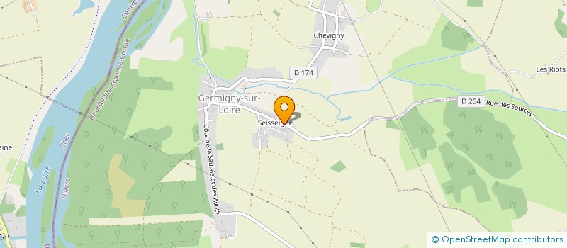 localisation de l'entreprise MONSIEUR STEPHANE LEYMONIE  GERMIGNY-SUR-LOIRE