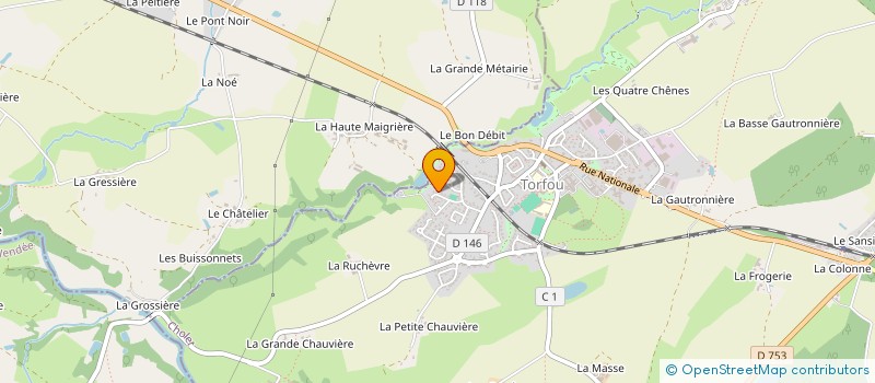 localisation de l'entreprise MONSIEUR STEPHANE LHOMMEDE à SEVREMOINE