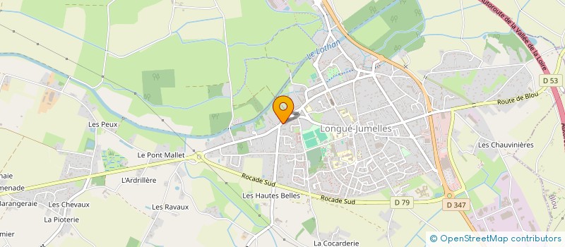 localisation de l'entreprise MONSIEUR STEPHANE LHUMEAU à LONGUE-JUMELLES