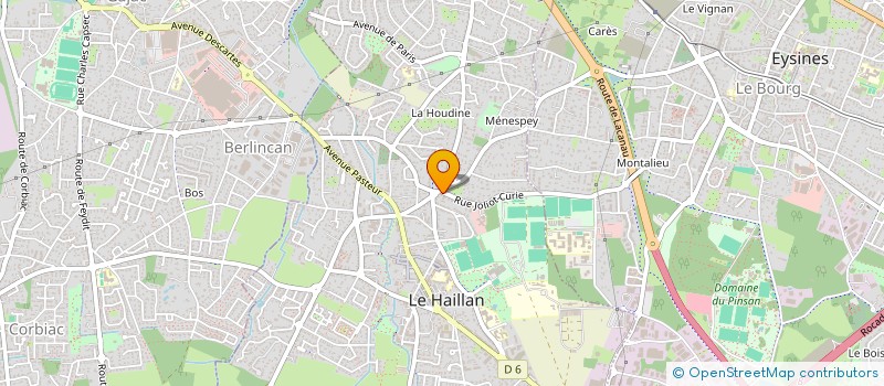 localisation de l'entreprise MONSIEUR STEPHANE LIAUD  LE HAILLAN