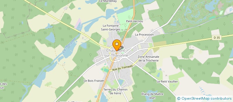 localisation de l'entreprise MONSIEUR STEPHANE LIBLANC  CHAUMONT-SUR-THARONNE