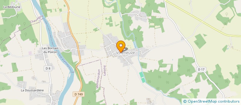 localisation de l'entreprise MONSIEUR STEPHANE LIDON  CHAUVIGNY