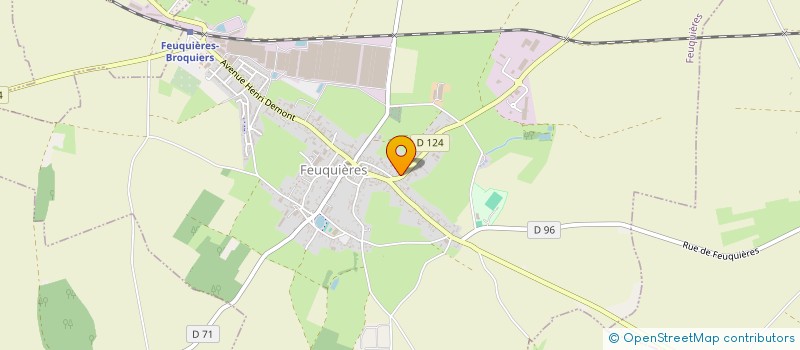 localisation de l'entreprise MONSIEUR STEPHANE LIEVIN  FEUQUIERES