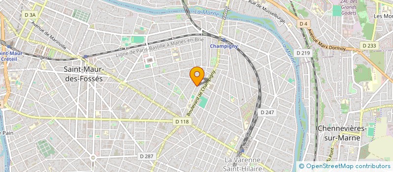 localisation de l'entreprise MONSIEUR STEPHANE LINDENFELD à SAINT-MAUR-DES-FOSSES