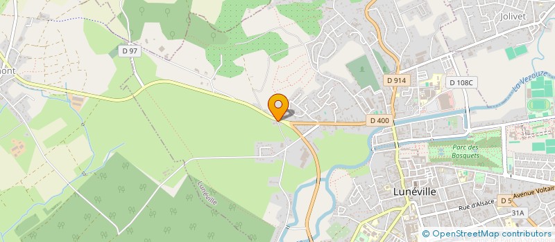 localisation de l'entreprise MONSIEUR STEPHANE LISCHETTI  LUNEVILLE